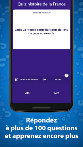 Quiz Histoire de la France screenshot 3