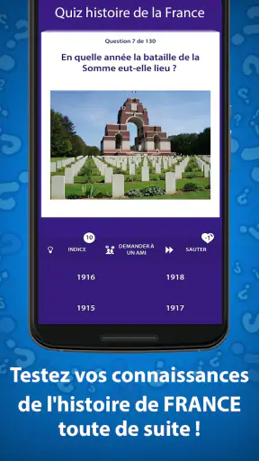 Quiz Histoire de la France screenshot 9