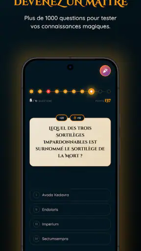 Quiz pour fans de Harry Potter screenshot 1