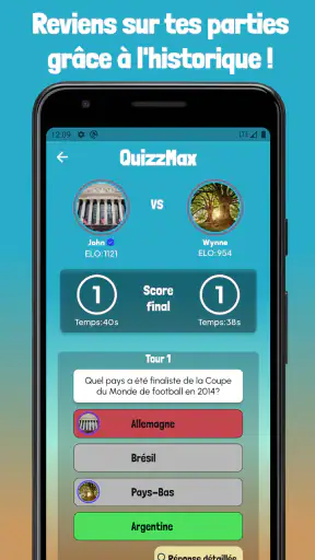 QuizzMax - Le Quiz Multijoueur screenshot 4