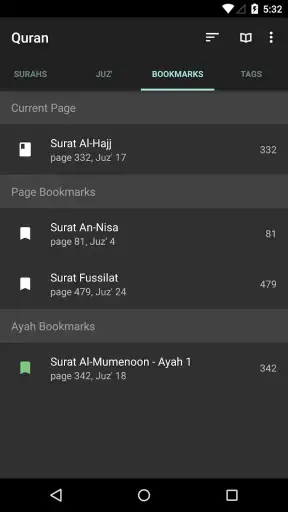 Quran for Android screenshot 3