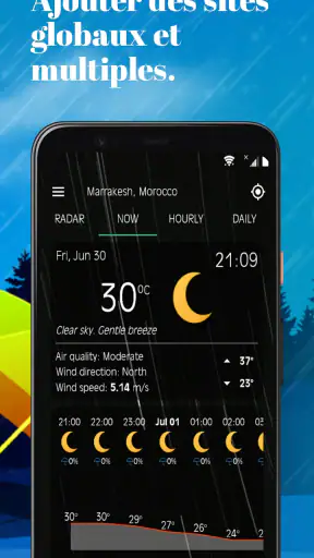 Radar Météo: Pluie & Orage screenshot 5