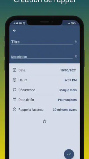 Rappel Pro screenshot 1