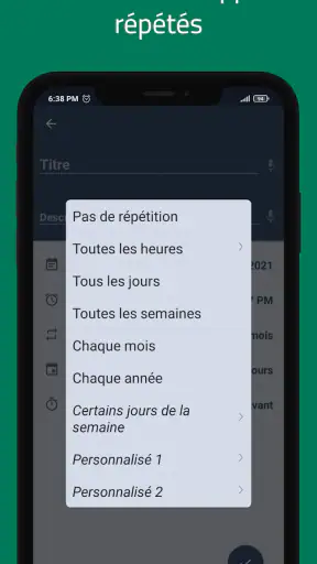 Rappel Pro screenshot 2
