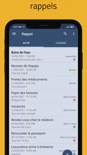 Rappel Pro screenshot 4