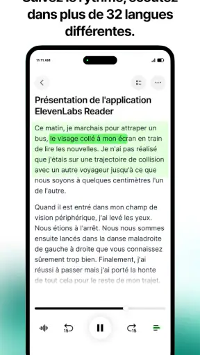 ElevenReader - Lecteur vocal screenshot 2