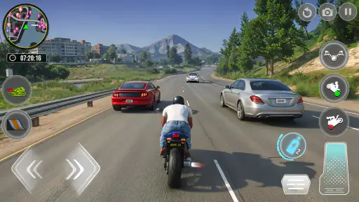 Real Bike Driving Racing Games screenshot 10
