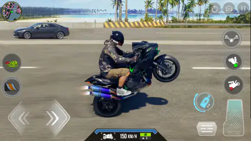 Real Bike Driving Racing Games screenshot 6