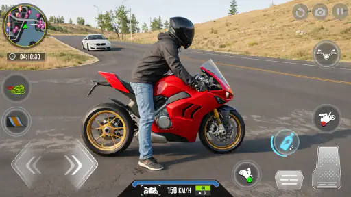 Real Bike Driving Racing Games screenshot 8
