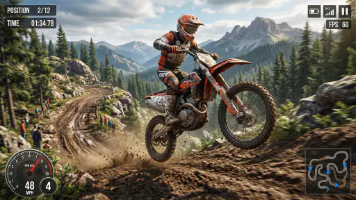 Real Extreme Bike Racing Game screenshot 11