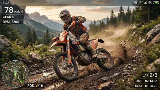 Real Extreme Bike Racing Game screenshot 12