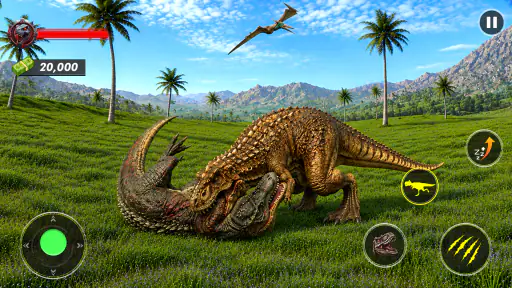Real Jurassic Dino Revolt Game screenshot 5