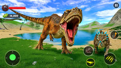 Real Jurassic Dino Revolt Game screenshot 9