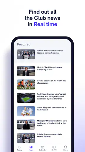 Real Madrid screenshot 3