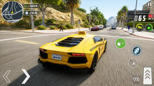 Real Taxi Car Drifting Driving screenshot 2