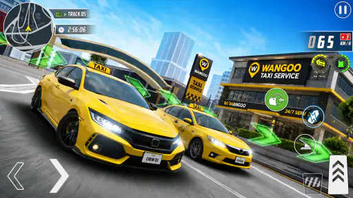 Real Taxi Car Drifting Driving screenshot 8
