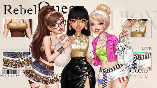 Rebel Glam: Jeux d'habillage screenshot 9