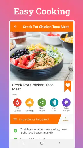 Recettes de livres de cuisine screenshot 2