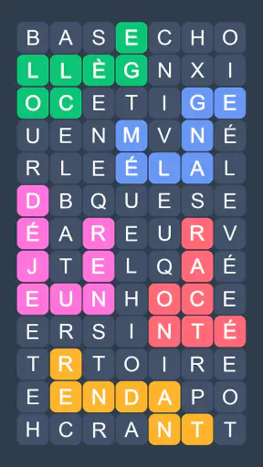 Mots Mêlés - Fillwords screenshot 3