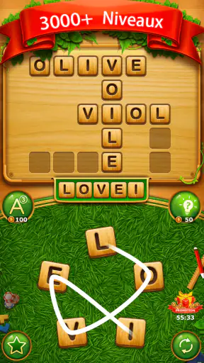 Recherche Par Mots Croisés Jeu screenshot 2