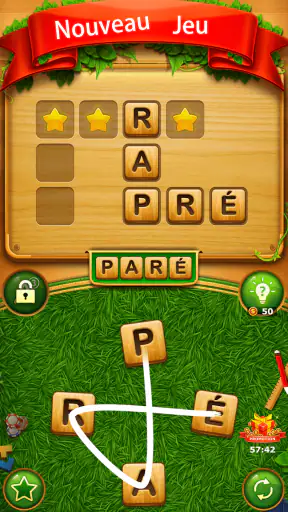 Recherche Par Mots Croisés Jeu screenshot 5
