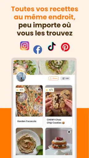 ReciMe: Recettes et Menus screenshot 1