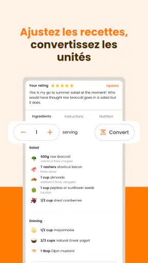 ReciMe: Recettes et Menus screenshot 5