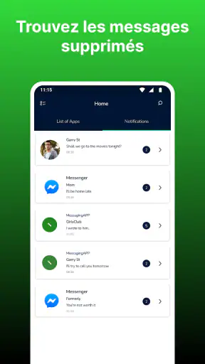 Récupérer les messages screenshot 12