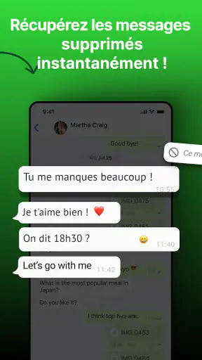 Récupérer les messages screenshot 3