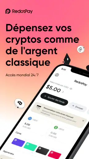 RedotPay : Carte crypto & Pay screenshot 1