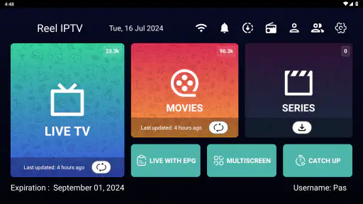 Lecteur IPTV Reel screenshot 1