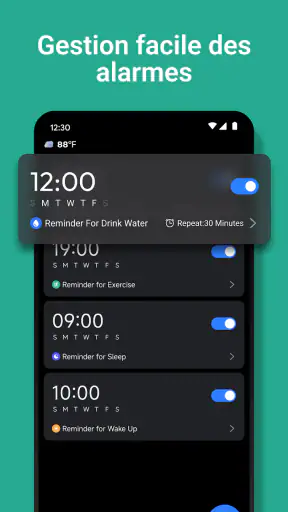 Réveil : Alarme et Sommeil screenshot 5
