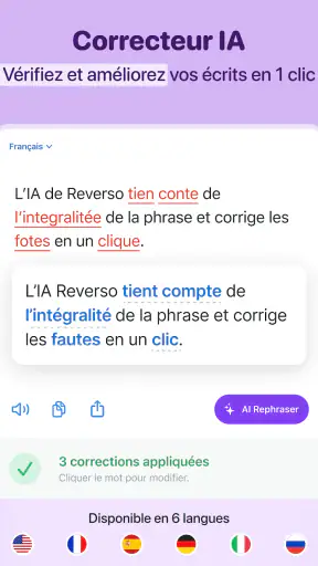 Reverso Traducteur, Correcteur screenshot 12