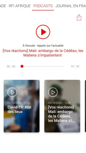 RFI - L'actualité mondiale screenshot 2