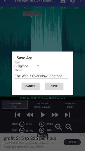 Ringtone Maker:Créer sonneries screenshot