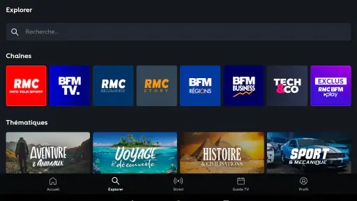 RMC BFM Play - Android TV screenshot 9
