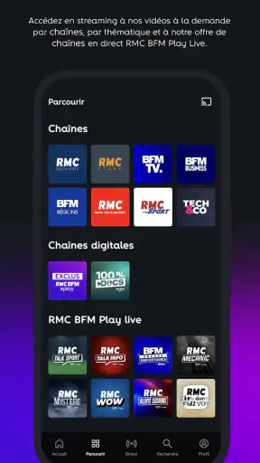 RMC BFM Play – Direct & Replay screenshot 2