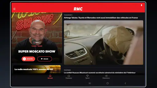 RMC Radio: podcast, live, foot screenshot 7