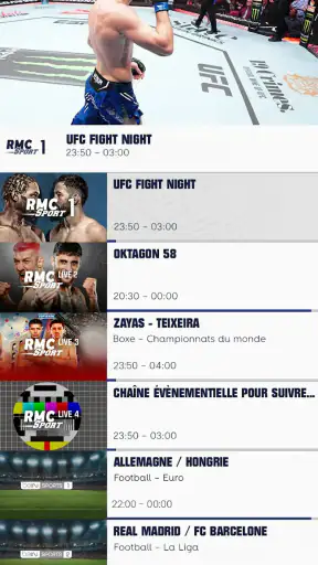 RMC Sport – Live TV, Replay screenshot 4