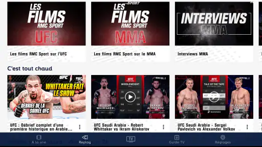 RMC Sport – Live TV, Replay screenshot 7