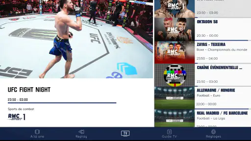RMC Sport – Live TV, Replay screenshot 8