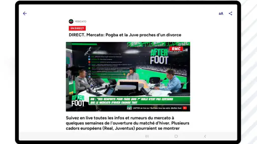 RMC Sport News, foot & rugby screenshot 10