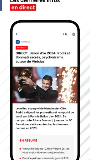 RMC Sport News, foot & rugby screenshot 2