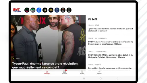 RMC Sport News, foot & rugby screenshot 9