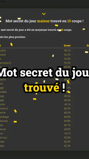 romot - Mot secret Cemantix ! screenshot 10