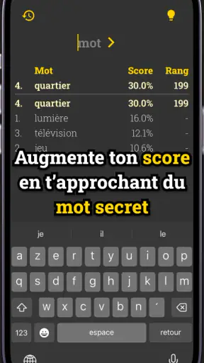 romot - Mot secret Cemantix ! screenshot 3
