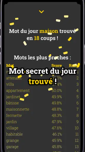 romot - Mot secret Cemantix ! screenshot 5