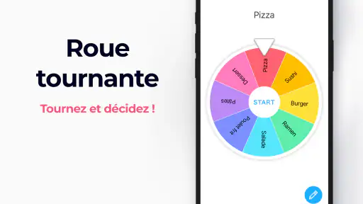Roulette + : Roue du hasard screenshot 1