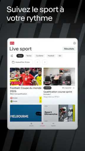 RTS - Actualités & Sport screenshot 10