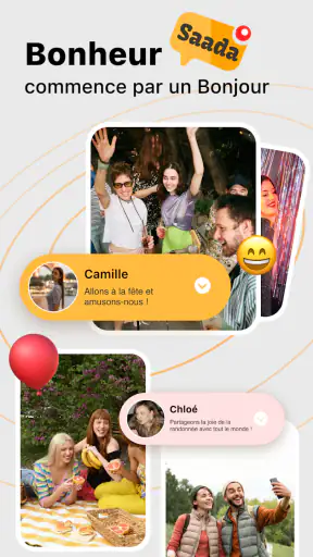 Saada : Chat vocal en direct screenshot 1